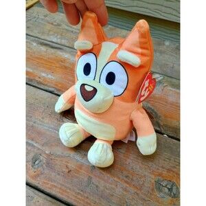 TY Beanie Baby BINGO the Dog Soft Plushy Bluey Plush Stuffed Animal Toy NEW